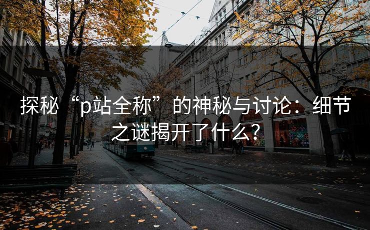 探秘“p站全称”的神秘与讨论:细节之谜揭开了什么? 探秘“p站全称”的神秘与讨论:细节之谜揭开了什么?